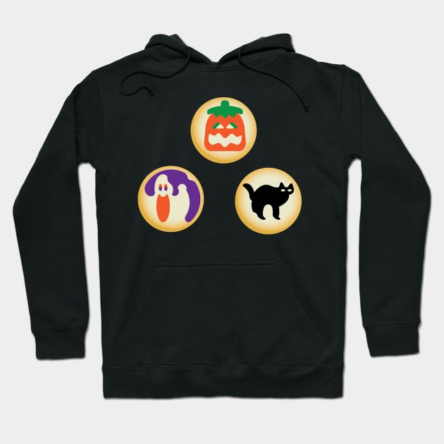 Cookie Trio Hoodie by tesiamarieart